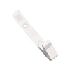 2-3/4" White Plastic Strap Clips